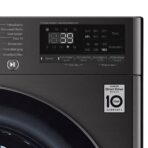 LG F6WV710P2S Waschmaschine, 10,5 kg, 1600 U/min, AI DD, TurboWash 360°, Steam, AquaLock, Schwarz - Image 7