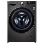 LG F6WV710P2S Waschmaschine, 10,5 kg, 1600 U/min, AI DD, TurboWash 360°, Steam, AquaLock, Schwarz