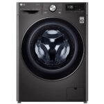 LG F6WV710P2S Waschmaschine, 10,5 kg, 1600 U/min, AI DD, TurboWash 360°, Steam, AquaLock, Schwarz