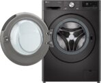 LG F4WR703YB Waschmaschine, 13 kg, 1400 U/min, TurboWash 360°, Steam, WiFi, Touchdisplay, Platinum Black - Image 6