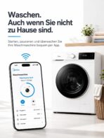 Midea MFV5EW100WBA30 Waschmaschine, 10 kg, BLDC Inverter Motor, Energieeffizienz A-30 %, Weiß - Image 9