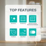 Gorenje W53G494A1P1B Waschmaschine, 9 kg, 1400 U/min, SteamTech, AquaStop, ConnectLife, Schwarz - Image 3