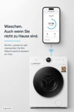 Midea MF200W80WB-14AS Waschmaschine, 8 kg, Energieeffizienzklasse A, Weiß – Bild 6