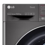 LG F6WV710P2S Waschmaschine, 10,5 kg, 1600 U/min, AI DD, TurboWash 360°, Steam, AquaLock, Schwarz - Image 5