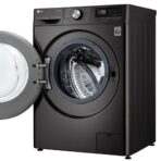 LG F6WV710P2S Waschmaschine, 10,5 kg, 1600 U/min, AI DD, TurboWash 360°, Steam, AquaLock, Schwarz - Image 2