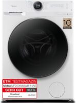 Midea MF200W80WB-14AS Waschmaschine, 8 kg, Energieeffizienzklasse A, Weiß