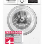 Bosch Serie 6 WUU28T70 Waschmaschine, 8 kg, 1400 U/min, SpeedPerfect, Hygiene Plus, EcoSilence Drive, Weiß