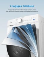 Midea MFV3EW100BA10 Waschmaschine, 10 kg, Energieeffizienz A-10 %, Weiß - Image 7