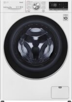 LG F4WV709P1E Waschmaschine, 9 kg, 1400 U/min, AI DD, TurboWash 360°, Steam, Allergy Care, Weiß