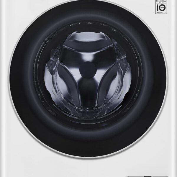 LG F4WV709P1E Waschmaschine, 9 kg, 1400 U/min, AI DD, TurboWash 360°, Steam, Allergy Care, Weiß