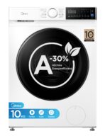 Midea MFV5EW100WBA30 Waschmaschine, 10 kg, BLDC Inverter Motor, Energieeffizienz A-30 %, Weiß