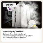 LG F4WV709P1E Waschmaschine, 9 kg, 1400 U/min, AI DD, TurboWash 360°, Steam, Allergy Care, Weiß - Image 4