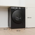 Gorenje W53G494A1P1B Waschmaschine, 9 kg, 1400 U/min, SteamTech, AquaStop, ConnectLife, Schwarz - Image 2