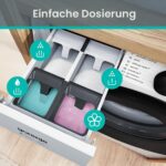 Gorenje W53G494A1P1B Waschmaschine, 9 kg, 1400 U/min, SteamTech, AquaStop, ConnectLife, Schwarz - Image 6