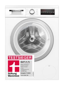 Bosch Serie 6 WUU28T71 Unterbau-Waschmaschine, 8 kg, 1400 U/min, AquaStop
