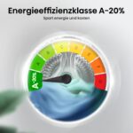 Hisense WF3S1043BW3 Waschmaschine, 10,5 kg, 1400 U/min, WiFi, Steam, AquaStop, 19 Programme - Image 5