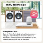 LG F4WV708P1E Waschmaschine, 8 kg, 1400 U/min, AI DD, TurboWash 360°, Touchdisplay, Weiß - Image 6