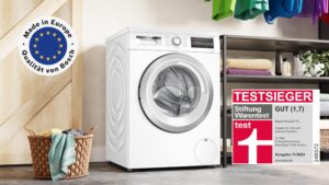 Bosch Serie 6 WUU28T70 Waschmaschine, 8 kg, 1400 U/min, SpeedPerfect, Hygiene Plus, EcoSilence Drive, Weiß - Image 3